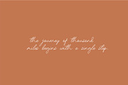 Michellina Handwritten Font, a Handwritten Font by typeline studio (Thumbnail 6 of 9)