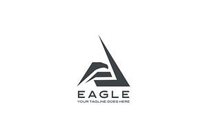 Modern Geometric Eagle Logo