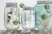 Zero Waste Watercolor Set, an Illustration by Cat In Colour (Thumbnail 7 of 7)