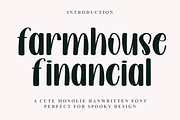 Farmhouse Financial, a Script Font by InermediaSTUDIO (Thumbnail 1 of 8)