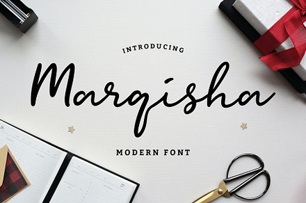 Marqisha Modern Script Font, a Script Font by Giant Design