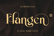 Flangen – Luxury Branding Fonts, a Serif Font by Randi Irvan | Rvandtype (Thumbnail 1 of 12)