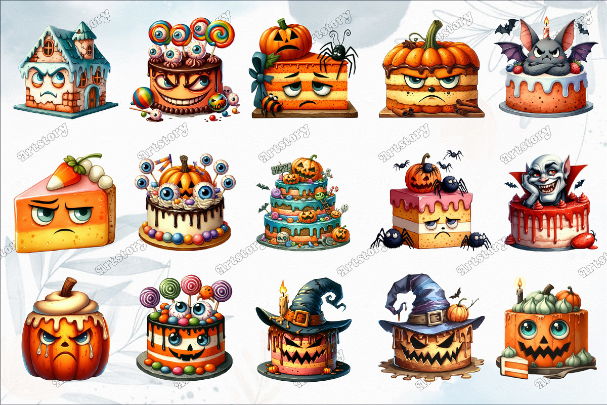 Sweet Halloween Cake, Sarcastic, an Illustration by designcity5 (Photo 3 of 5)