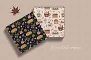 Cozy October Pattern clipart set, a Seasonal Illustration by Yelloo Fish (Thumbnail 11 of 15)