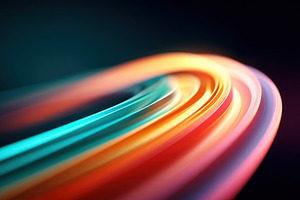 Dynamic abstract light waves, an Abstract Photo by AlyaAnd