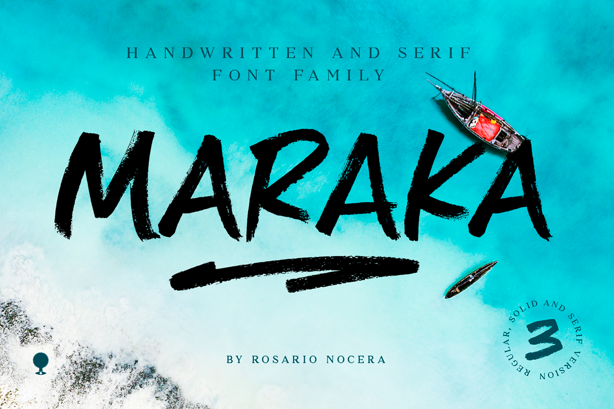 Maraka / handwrite font family, a Serif Font by Rosario Nocera (Photo 1 of 14)