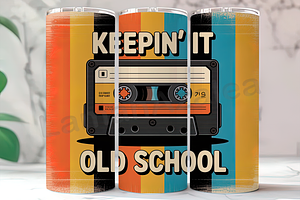 Old School Music 20oz Tumbler, an Arts & Entertainment Photo by LamanAzalea