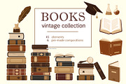 Books vintage collection, an Education Illustration by Elena Istomina (Thumbnail 1 of 8)