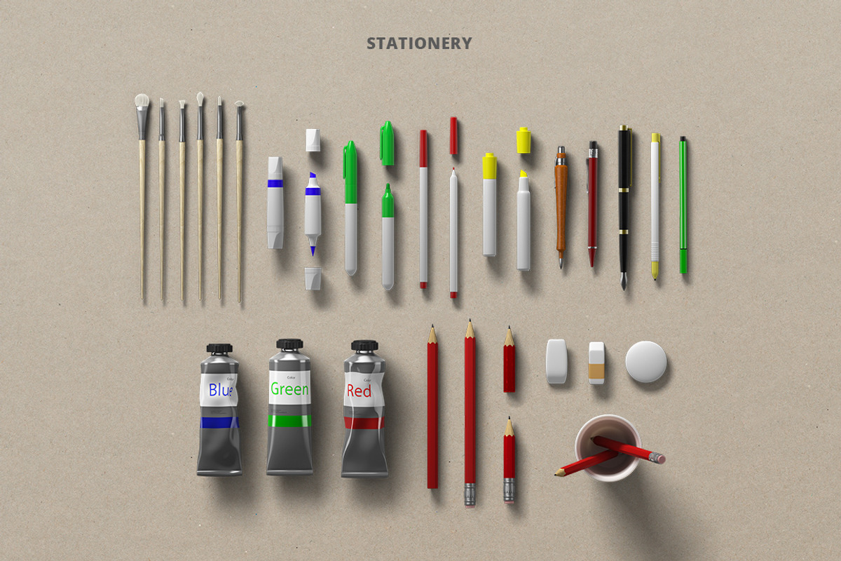 Mockupper Scene Generator topview 4K, a Packaging Mockup by Sentavio (Photo 12 of 12)