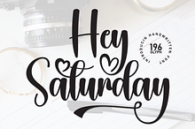Hey Saturday | Script Font