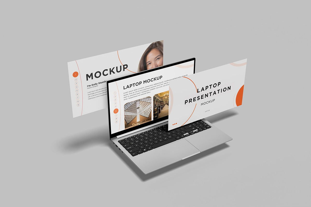 Laptop Presentation Mockup, a Mac Mockup by Graphic Deal (Photo 11 of 12)