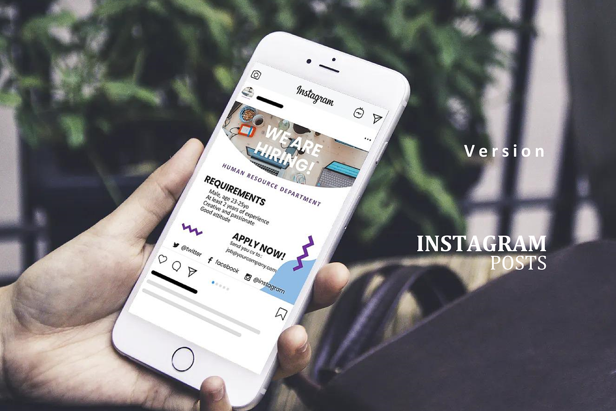 Social media template - recruitments, a Social Media Template by rivatxfz (Photo 3 of 4)