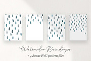 Raindrops Photoshop Brush Set, a Brush Add-On by Chelsea Bromley (Thumbnail 2 of 4)