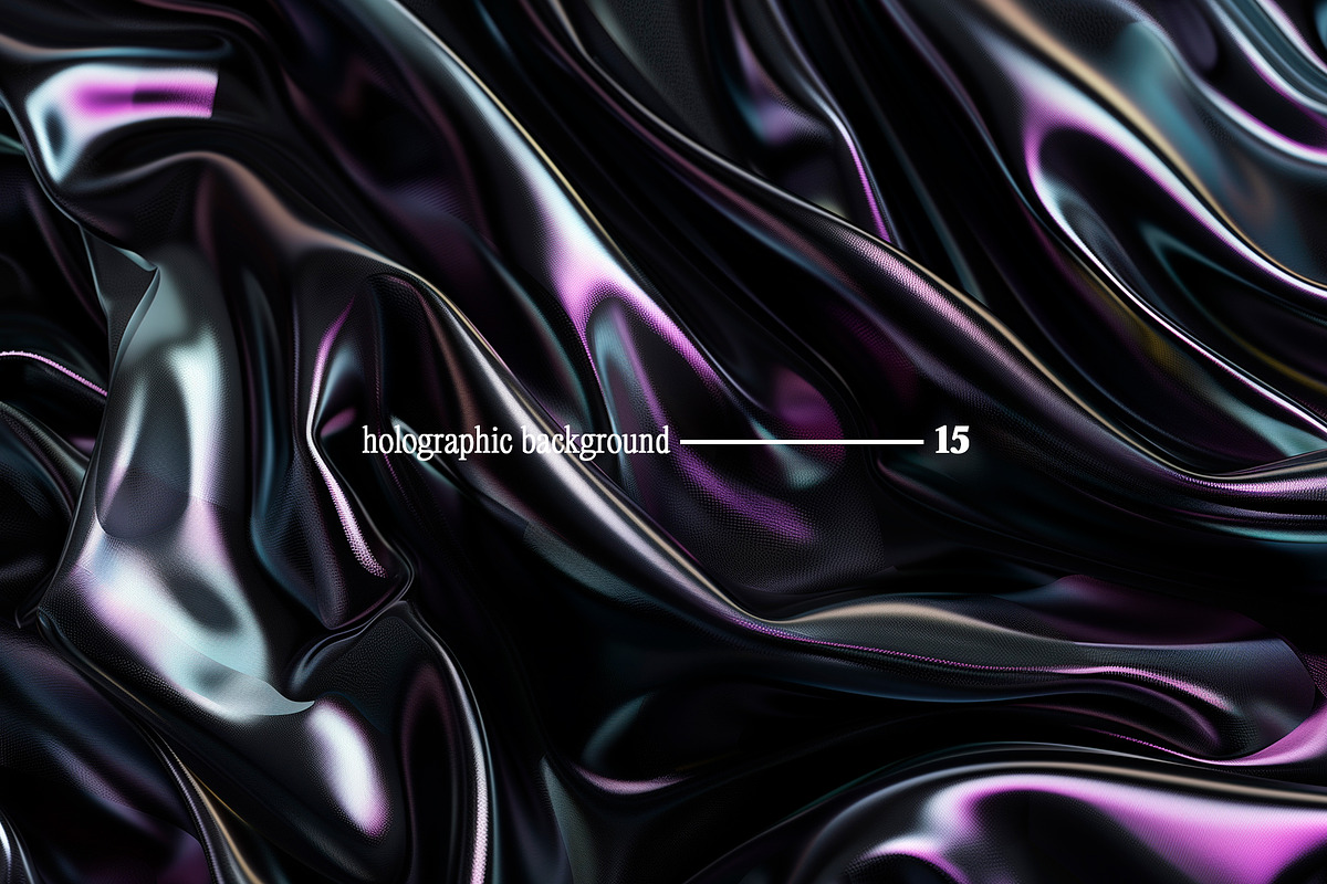Dark Holographic Backgrounds, a Background Graphic by tatiankaart (Photo 16 of 17)