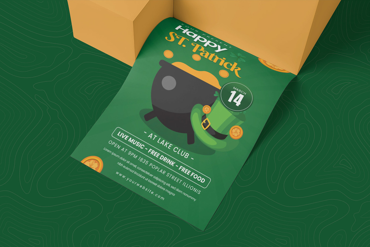 Happy St Patrick Day Flyer, a Flyer Template by Esensifiksi.studio (Photo 2 of 2)