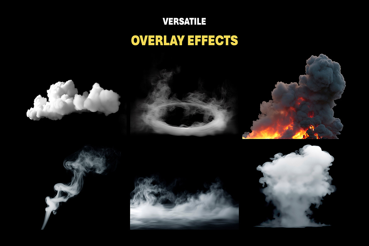 240+ Smoke Elements Overlay Effects, an Object Graphic by Mikel Blazgad (Photo 2 of 10)