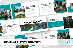 Travel Agency Presentation Keynote, a Presentation Template by SquidPixey