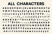 Radeil Rounded Rough, a Sans Serif Font by Craft Supply Co. (Thumbnail 8 of 8)