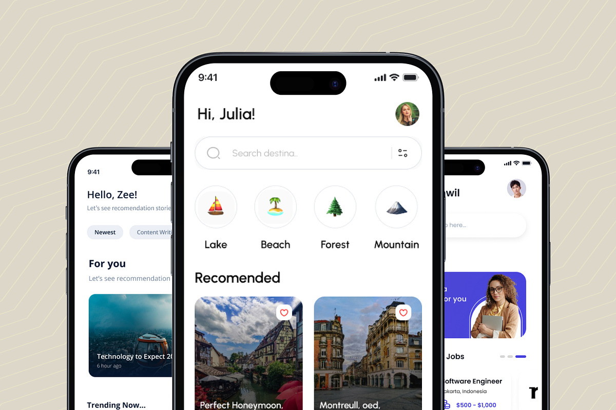 6 in 1 - Multipurpose App UI Kit, an App Template by Zee UI (Photo 5 of 5)