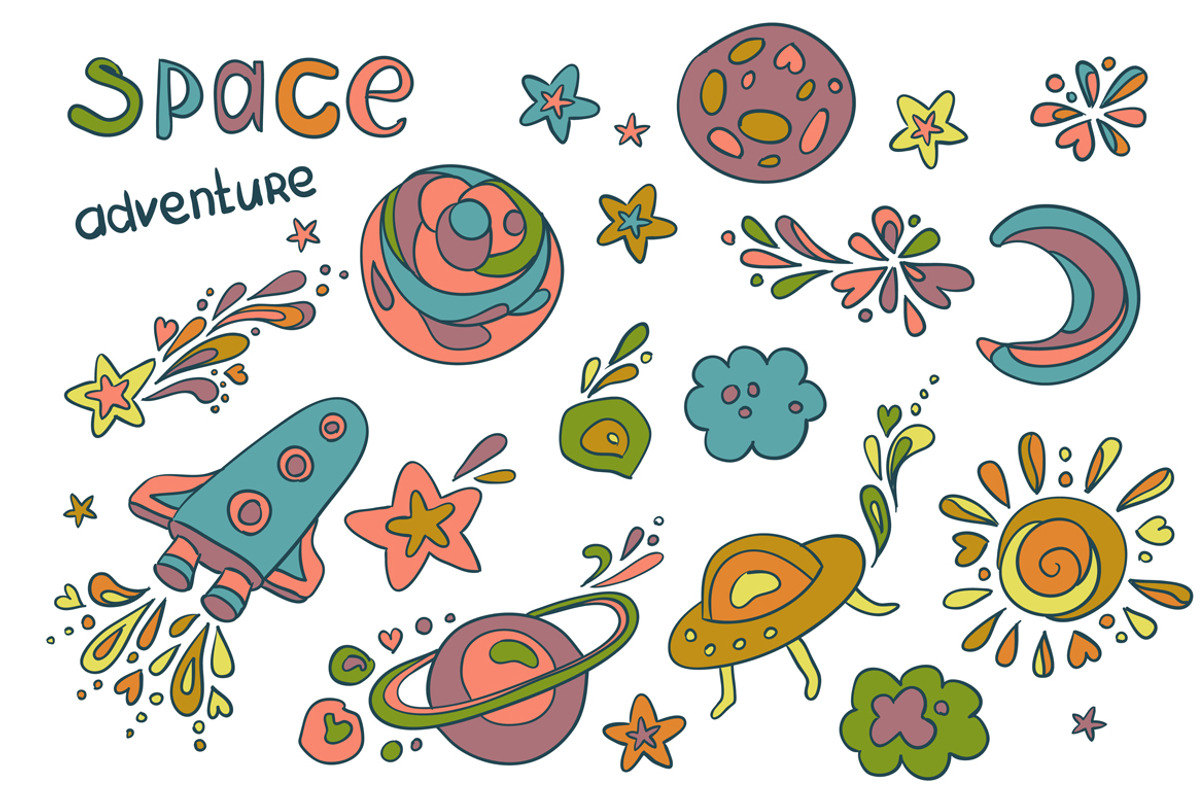 Pattern " Space adventure " preview 2