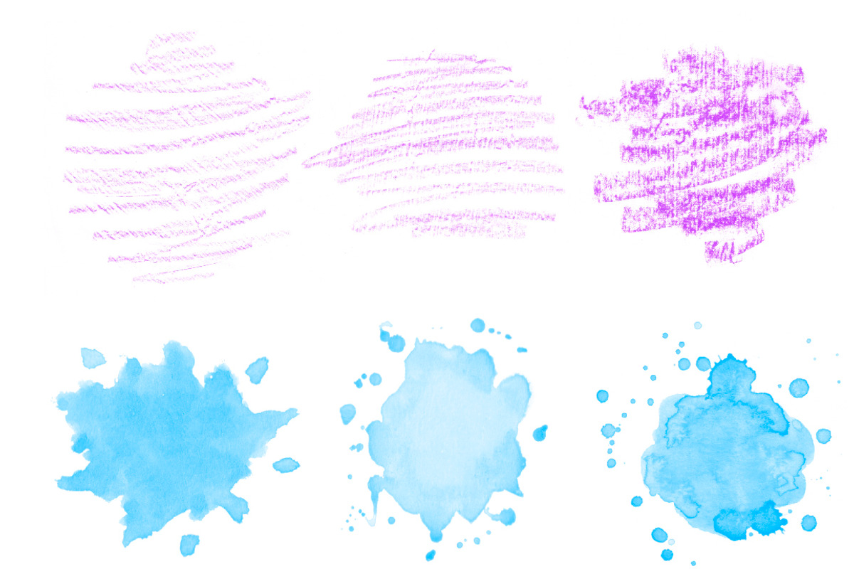 Watercolor Stamp Procreate Brushes, a Brush Add-On by Almazova Dolzhenko (Photo 7 of 20)