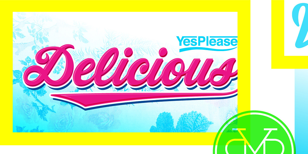 Delicious Pro, a Script Font by Yes Please (Photo 1 of 4)