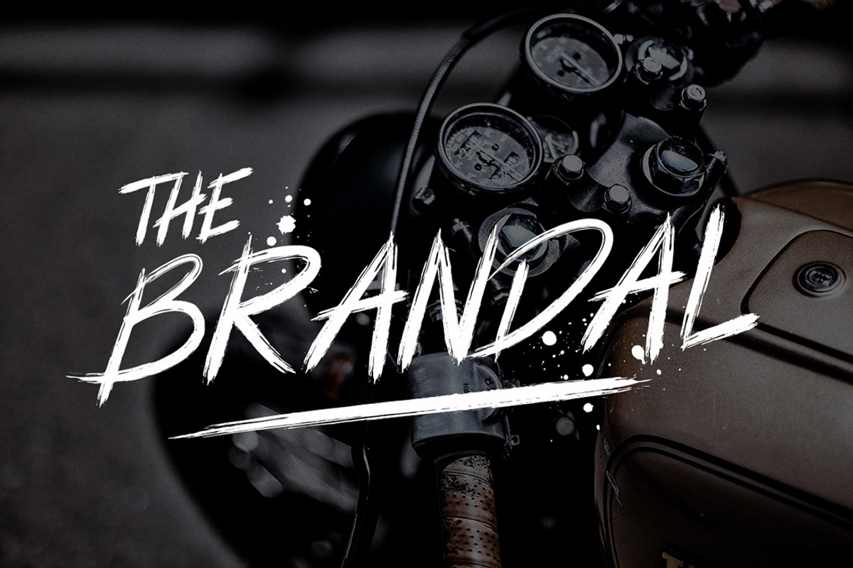 Granite Brush Business Font preview 7
