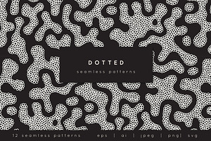 Dotted Spots. Seamless Patterns, a Pattern Graphic by Curly_Pat