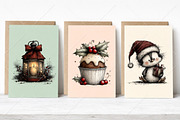 Whimsical Christmas Clipart Bundle, a Seasonal Illustration by Canvas Craft (Thumbnail 4 of 10)