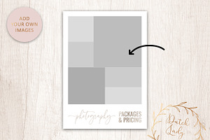 PSD Photo Price Card Template 15