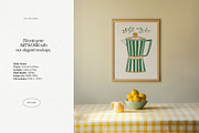 Frame Mockup PSD Interior Kitchen, a Mockup by momomockps (Thumbnail 6 of 8)