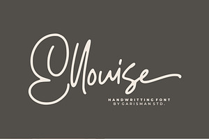 Ellouise - Handwriting Font