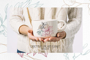 Christmas Line Art Clipart, a Decorative Illustration by BalanceUA (Thumbnail 3 of 9)