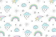 Cute unicorns patterns collection., a Pattern Graphic by Irene_Boiko_ART (Thumbnail 14 of 22)