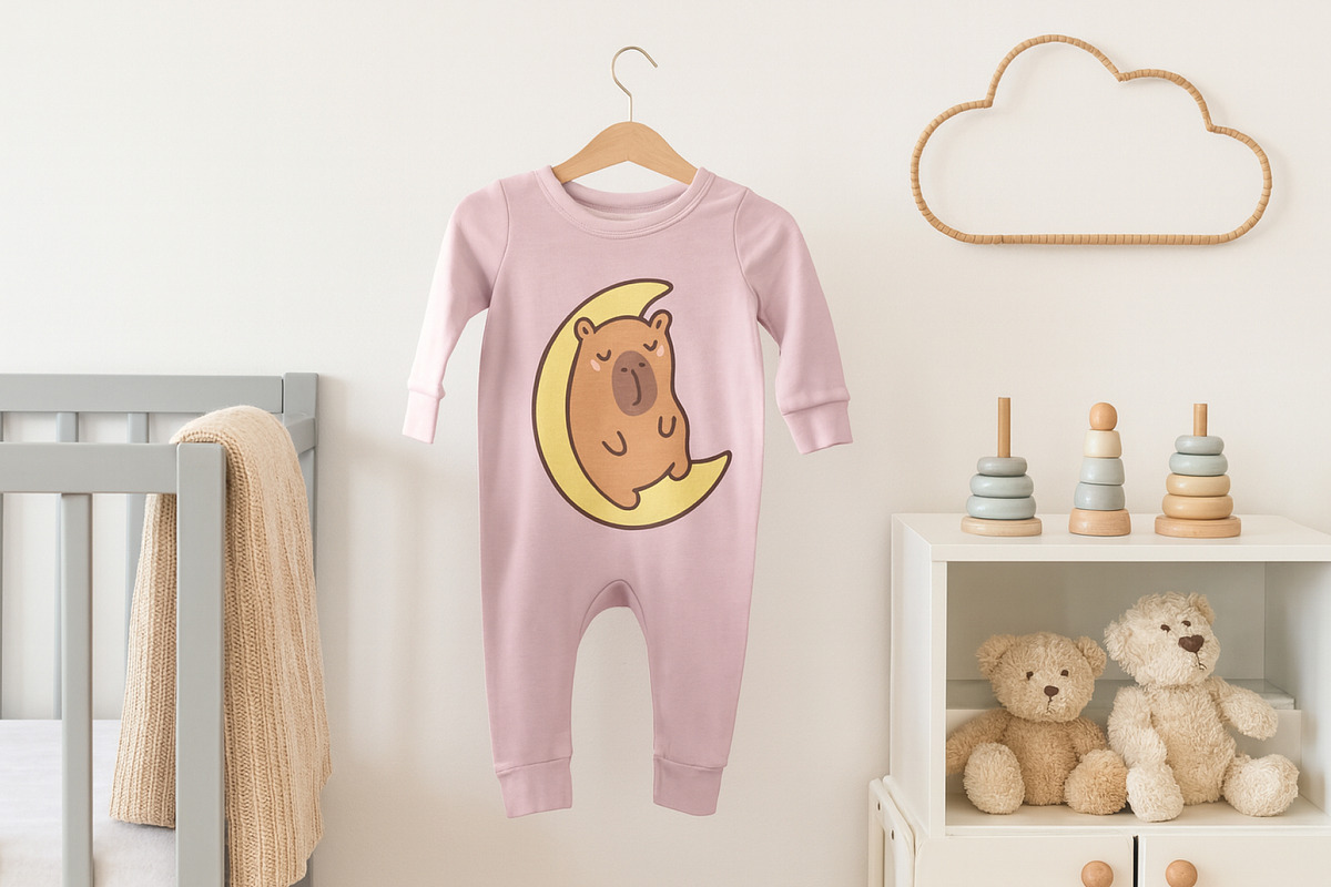 Capybara Sleep Clipart Set, an Animal Illustration by Palau (Photo 4 of 10)