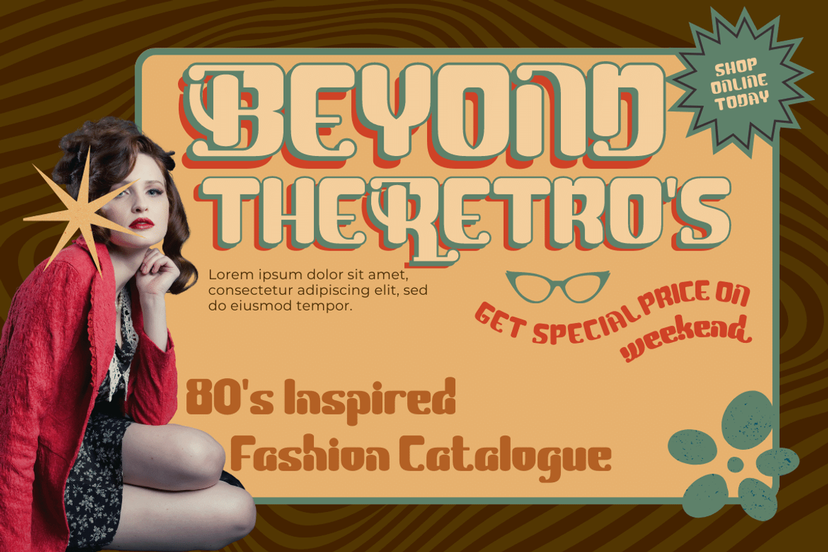 Blagak | Groovy Retro Font, a Font by twinstd (Photo 9 of 12)