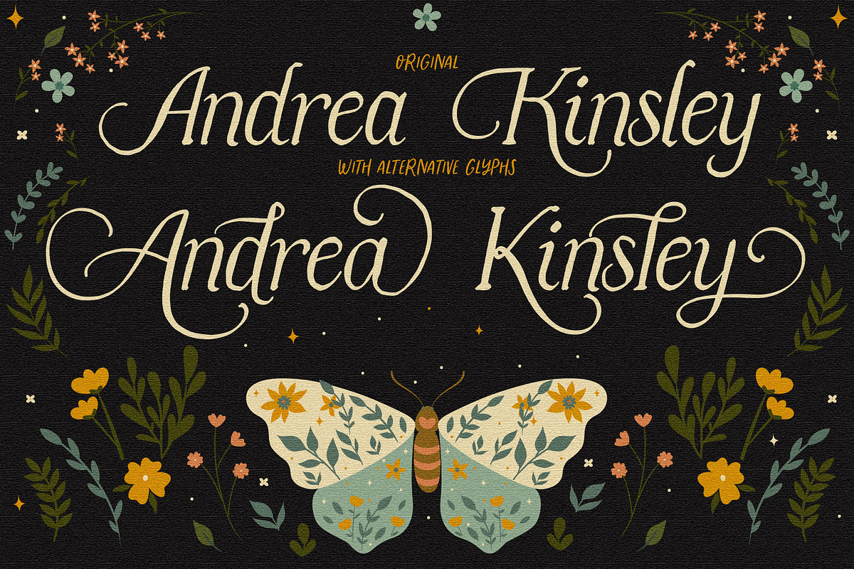 The Secret Library // Vintage Italic, a Handwritten Font by PeachCreme (Photo 3 of 17)
