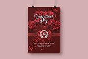 Valentine Day Poster, a Flyer Template by Voleshads (Thumbnail 1 of 3)