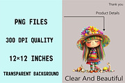 Cute Summer Girls Clipart Bundle., an Illustration by SVGArt (Thumbnail 5 of 9)