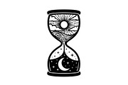 Celestial Sun Moon Hourglass Bundle, an Illustration by Gaye Art (Thumbnail 21 of 31)