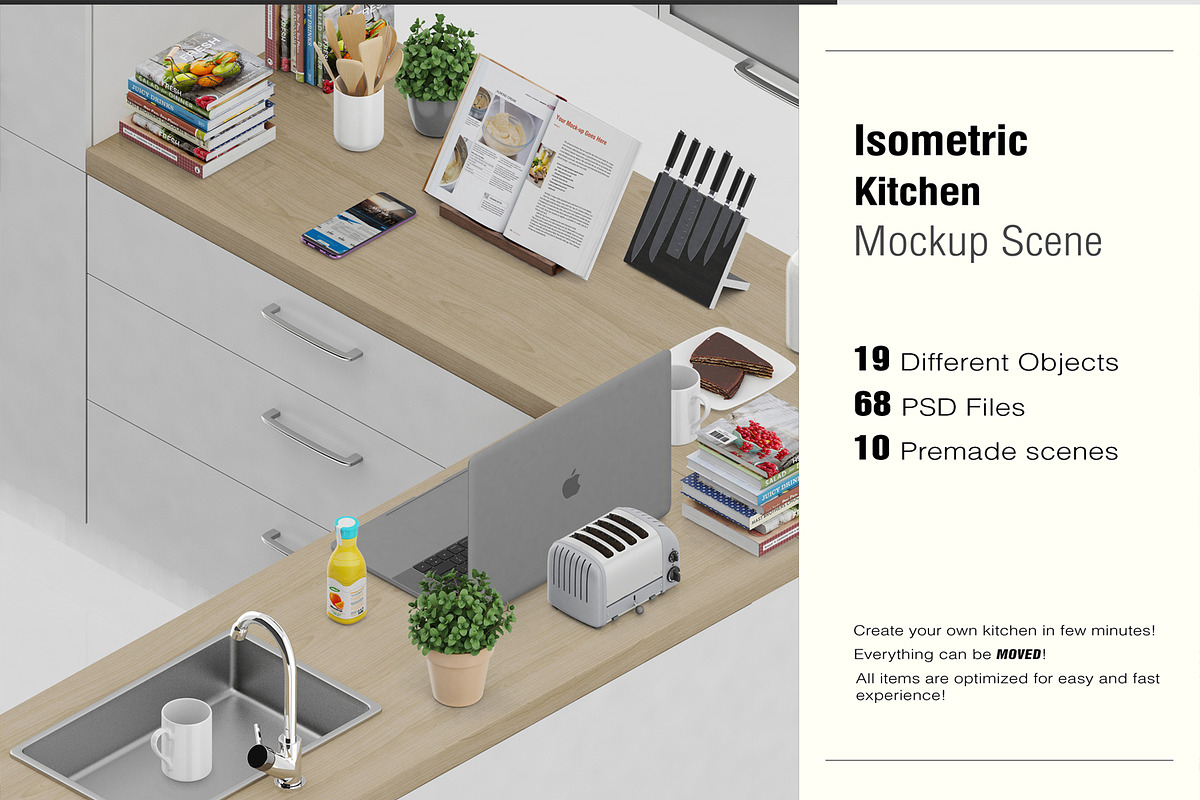 Isometric Scene Creator Mockup, a Books & Magazine Mockup by IsometricWorld (Photo 9 of 47)