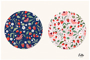 Strawberry seamless patterns set, a Pattern Graphic by Letto studio (Thumbnail 3 of 5)