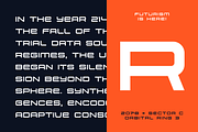 Iqarus Futuristic Sans Serif, a Sans Serif Font by alpercakici (Thumbnail 10 of 15)