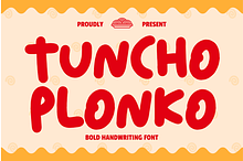 TunchoPlonko Bold Handwriting Font