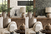 Rustic Farmhouse Wallpaper Mockup, a Household Mockup by LinnestCreative (Thumbnail 5 of 6)