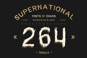 SuperNational 264 - font.