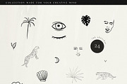 NUDE neutral textures & infographic, an Object Graphic by Lana Elanor (Thumbnail 7 of 13)
