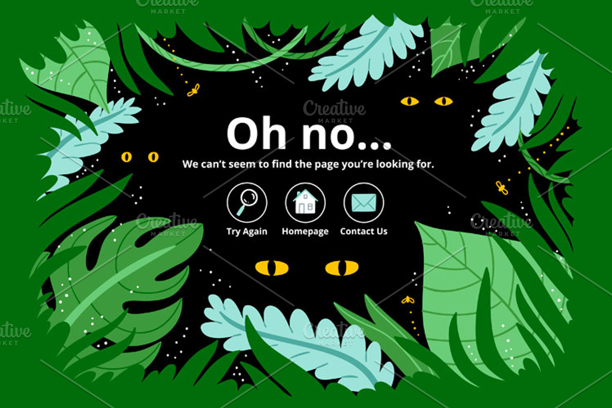 Error pages, a Templates & Theme by Stolenpencil (Photo 4 of 7)