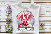 Reading Books Sublimation PNG Bundle, a Work Illustration by OK Design (Thumbnail 6 of 8)