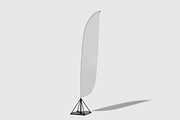 Flag Banner Outdoor Mockup, an Advertising Mockup by graphicsauce (Thumbnail 4 of 4)